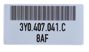 Barcode labels for unique identification 